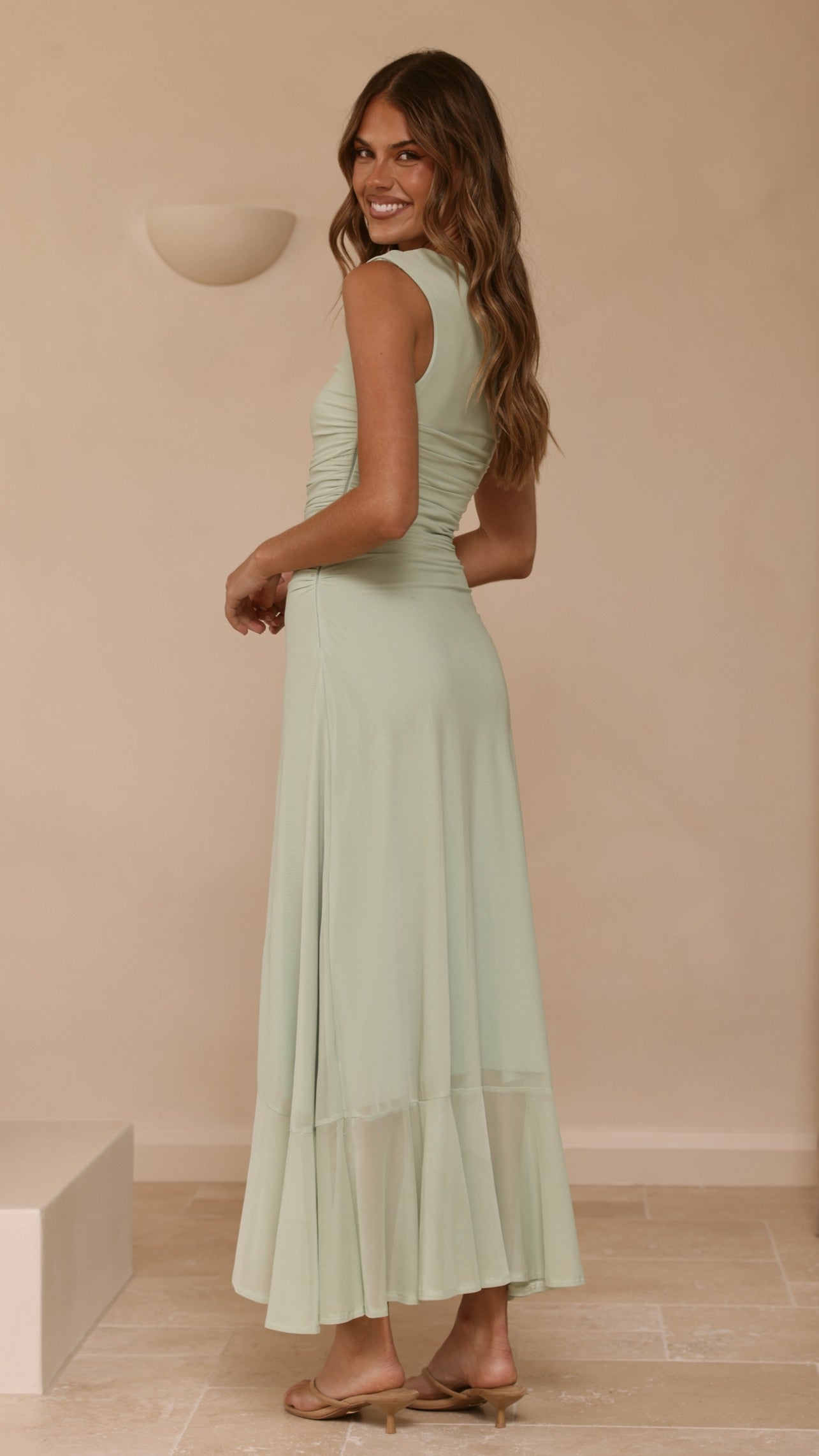 Sareiah Maxi Dress - Sage
