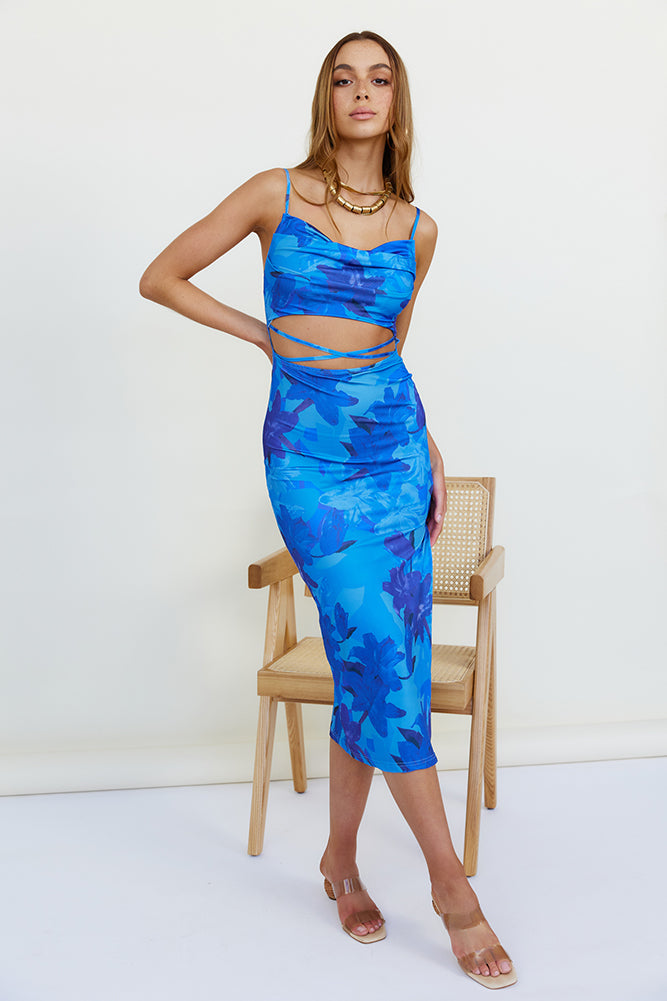 All Night Maxi Dress Blue