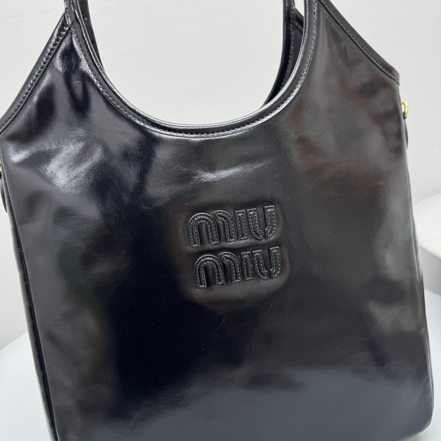 MiuMiu Black Ivy Leather Bag #336426
