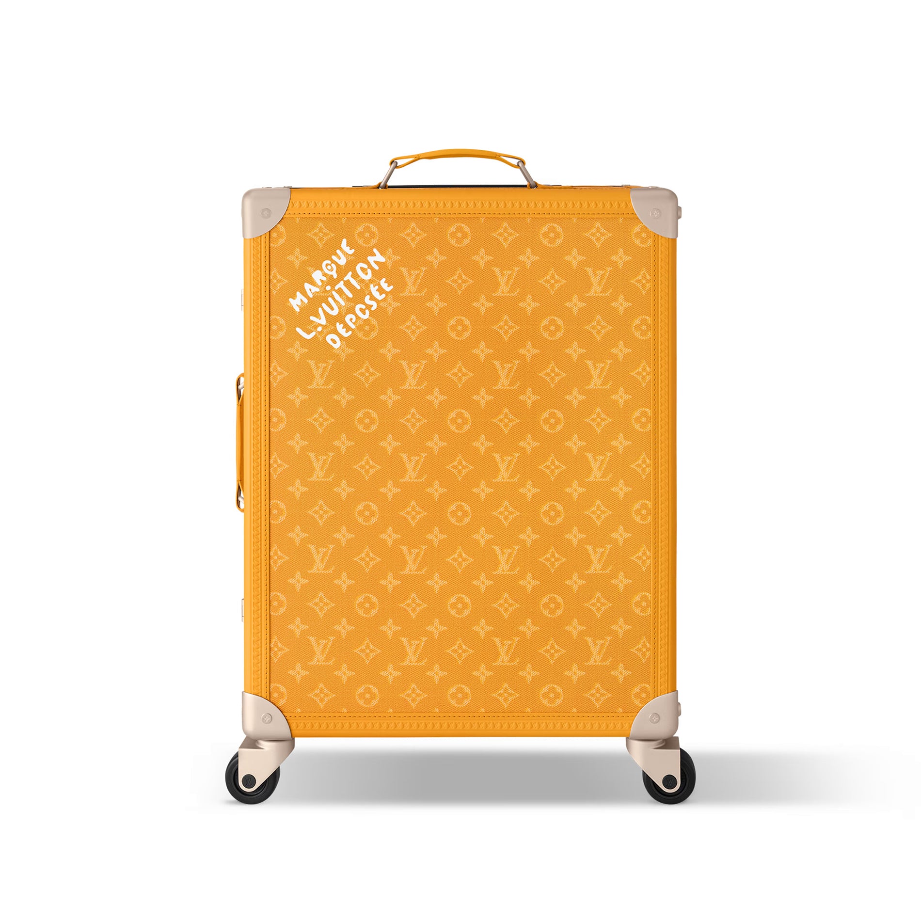 Louis Vuitton Rolling Trunk Men's and Women's Alphabet Logo Printed Solid Color Leather Trolley Case Luggage Bag Bags #76154