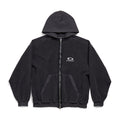 Balenciaga Men's and Women's Drop Shoulder Hooded Long Sleeve Regular Fit Zipper Sweatshirt Jacket #74953