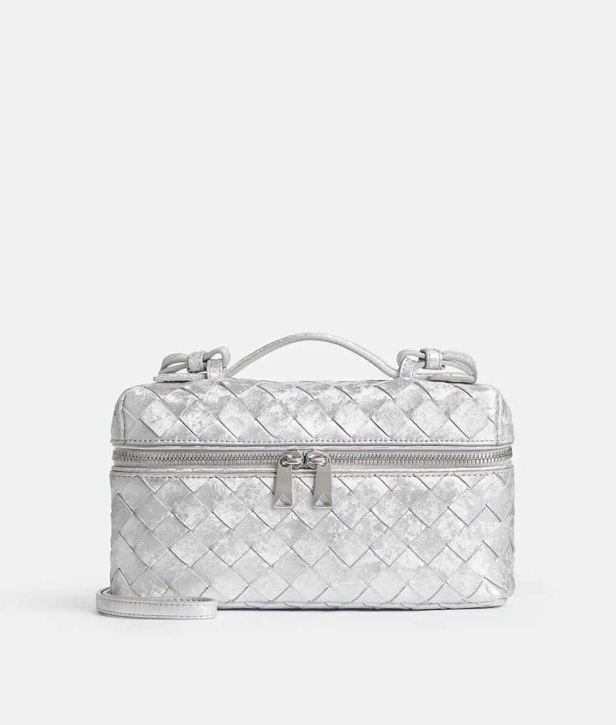 Bottega Veneta Women's New Woven Zipper Crossbody Bag Makeup Bags #195271