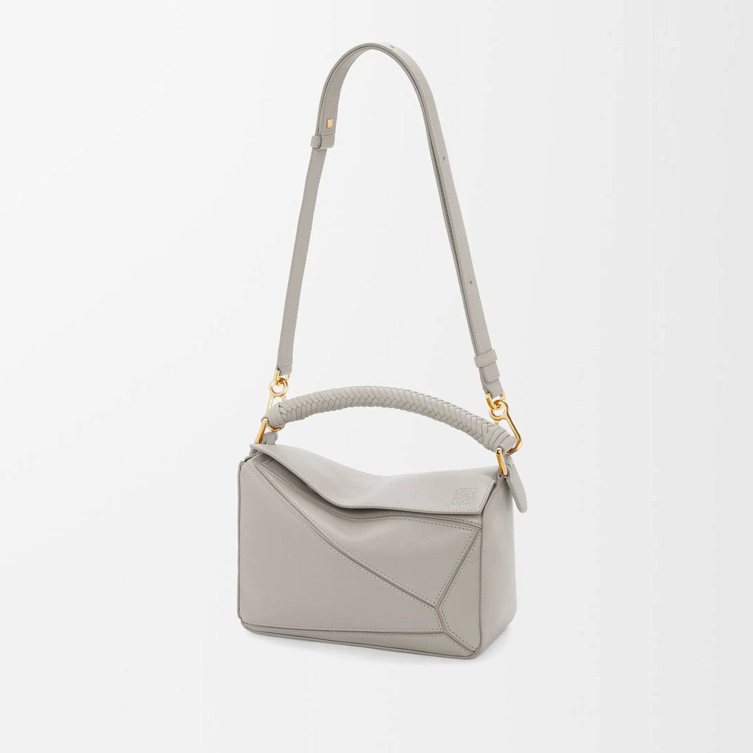 Loewe Puzzle Women's Fashion Classic Solid Color Leather Handle Embossed Tote Bag Shoulder Bag Crossbody Bag Bags A510S21XAE-1100 #78919