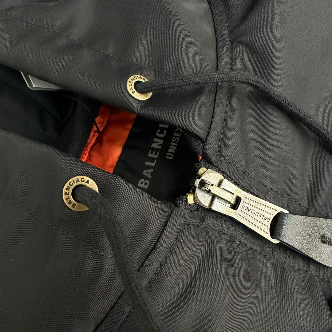 Balenciaga Zipped Hooded Jacket Coat #96499