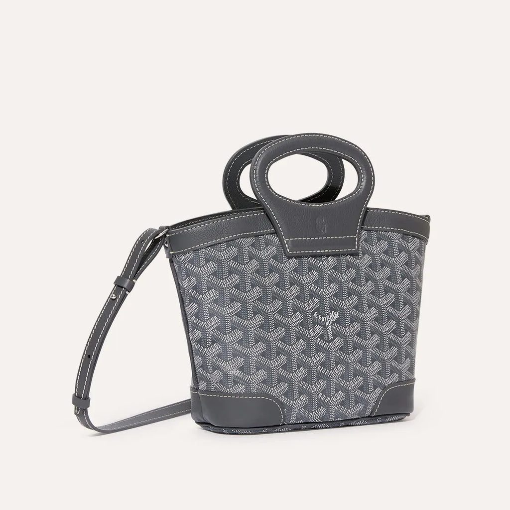 GOYARD Beluga Women's Y-shaped Floral Print Adjustable Detachable Shoulder Strap Canvas And Calfskin Shoulder Mini Bag Crossbody Handbag Bags #77441