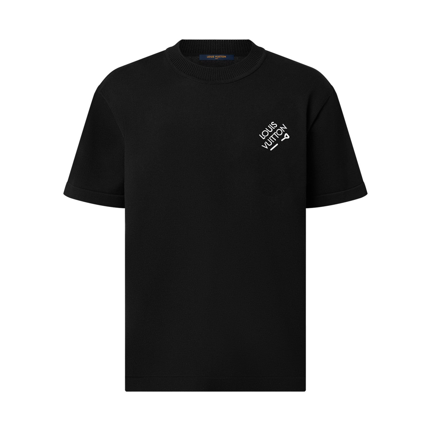 Louis Vuitton Men's Summer Embroidered Logo Round Neck Cotton Short Sleeve T-Shirt #97695