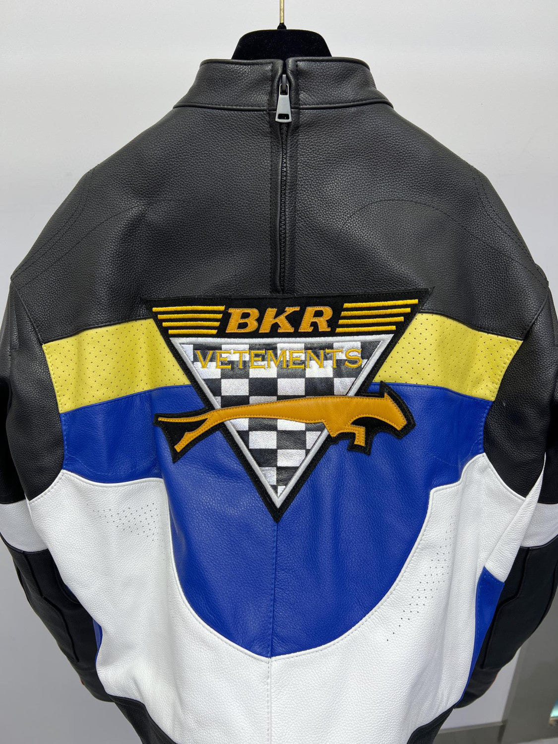Vetements Motorcycle Zipper Leather Jacket #21918