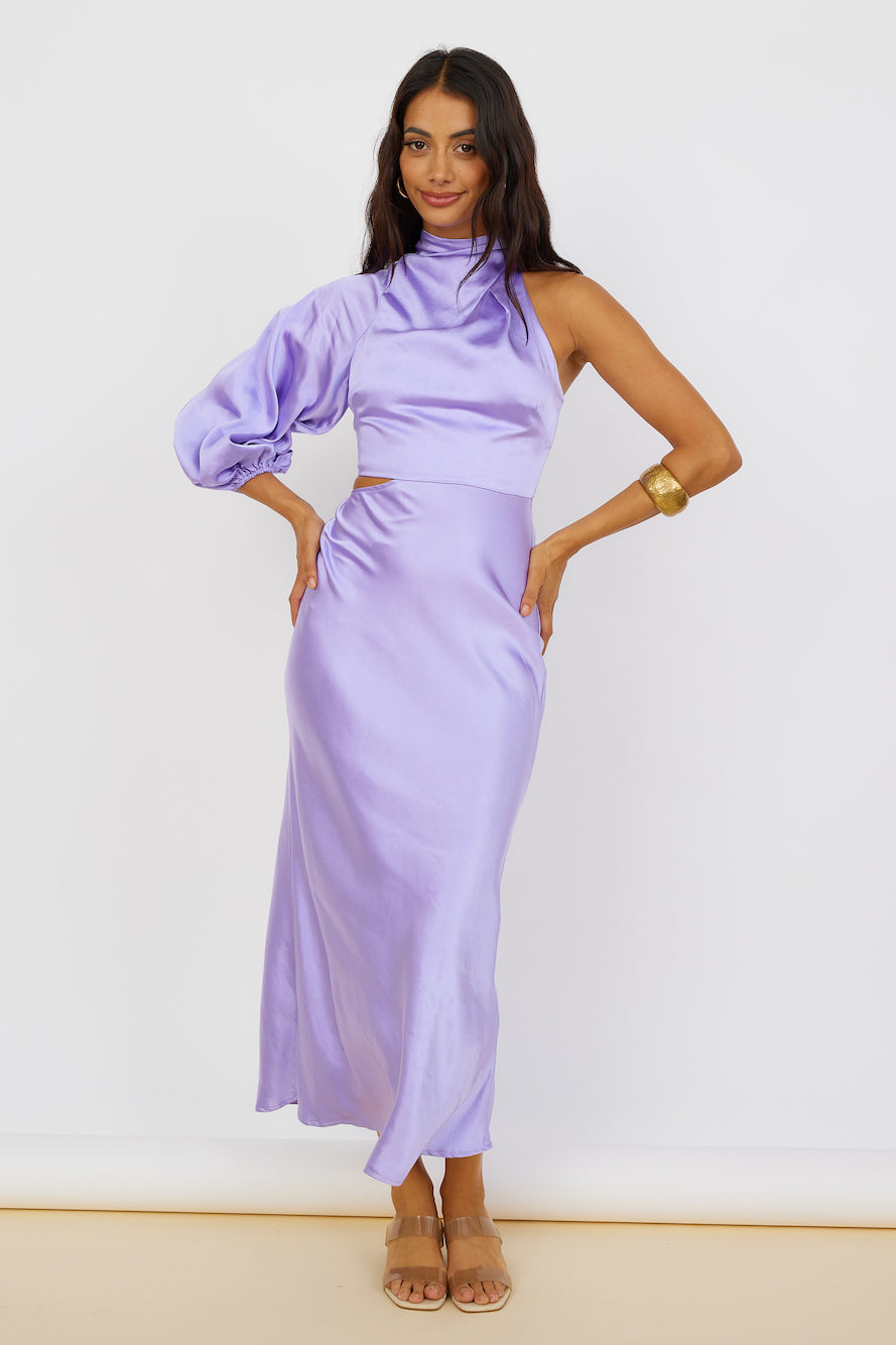 Love Spiral Maxi Dress Purple