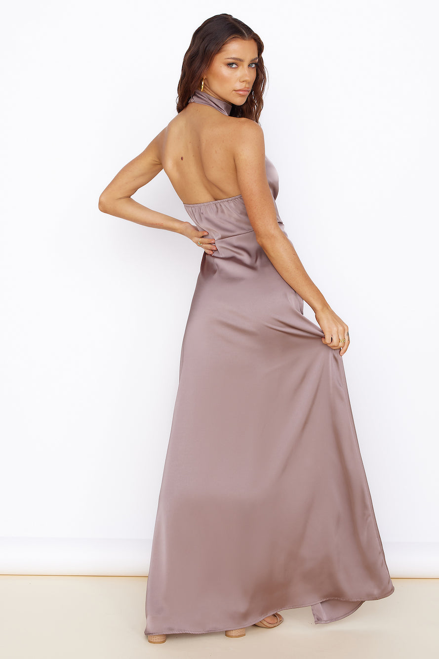 Summer Delight Maxi Dress Brown