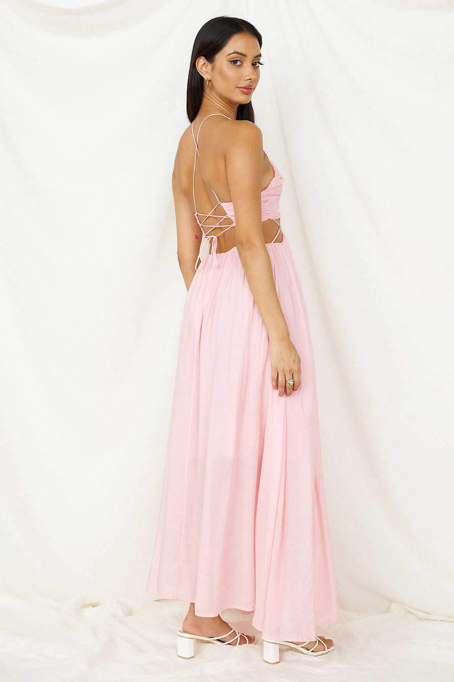 Sahara Journey Maxi Dress Blush