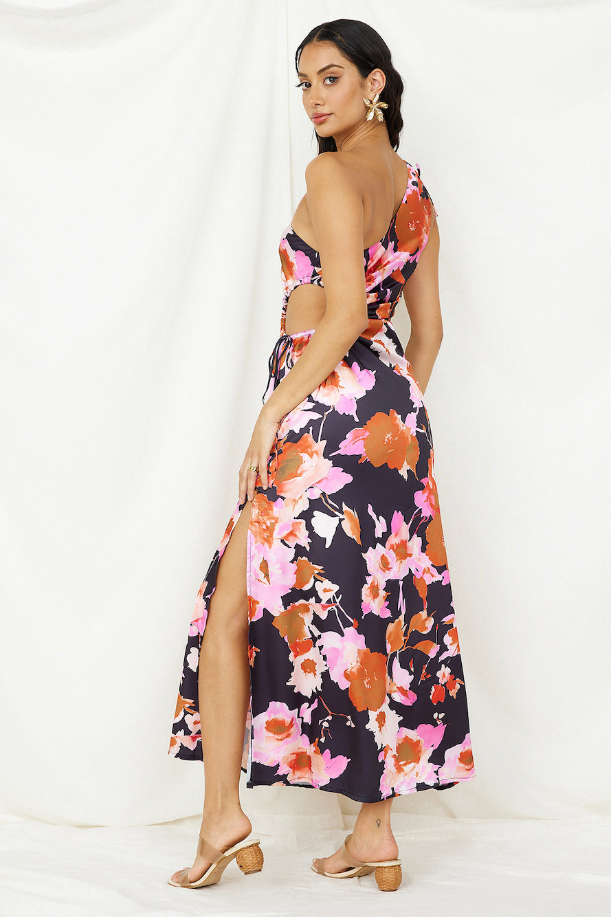 Meet Me Later Maxi Dress Black