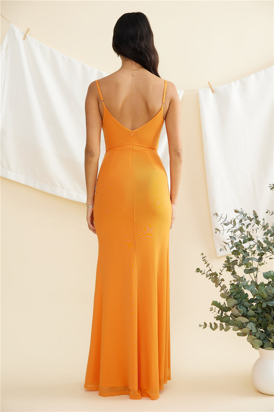 Change Is Coming Maxi Dress Orange