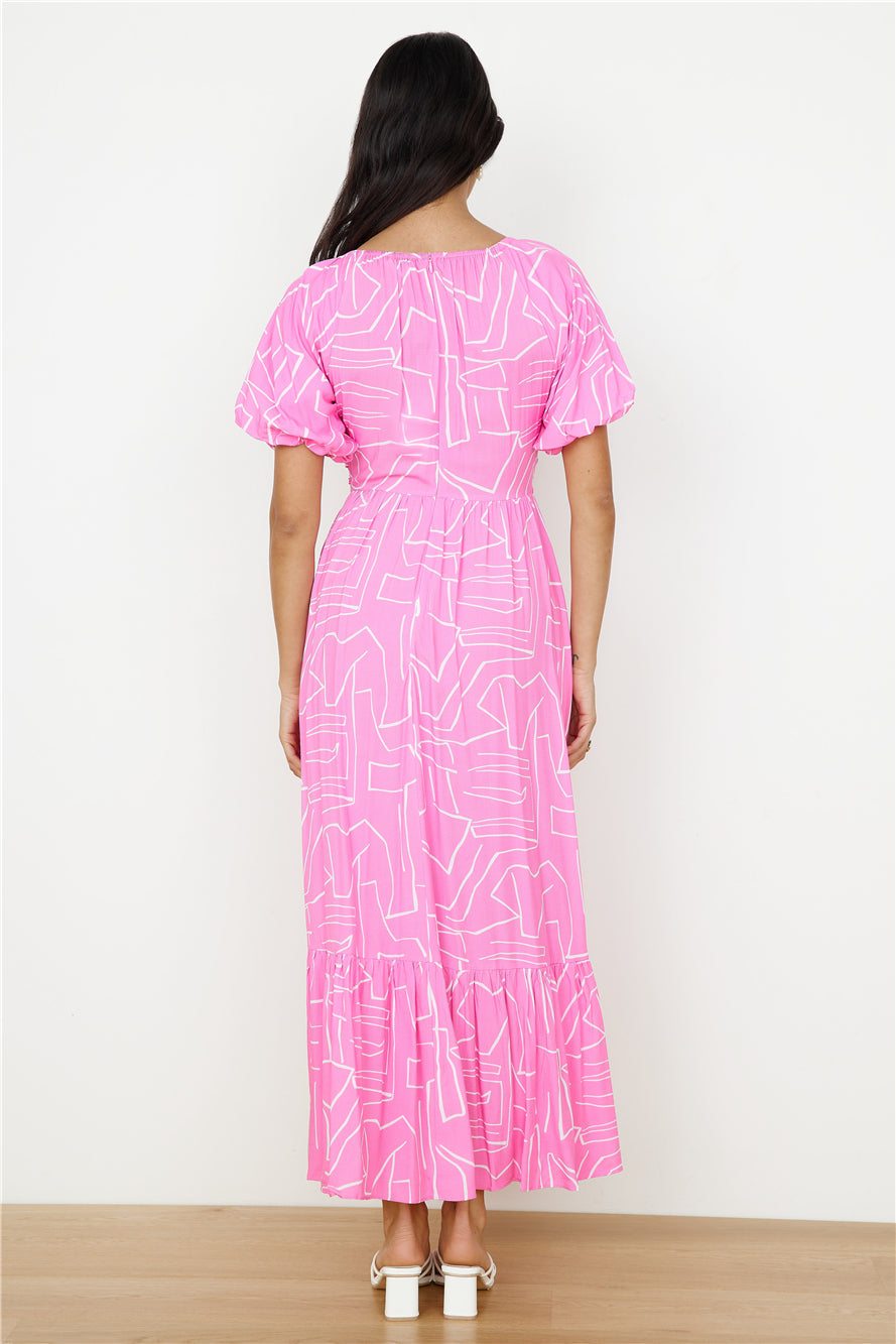 Daydreamer Maxi Dress in Pink