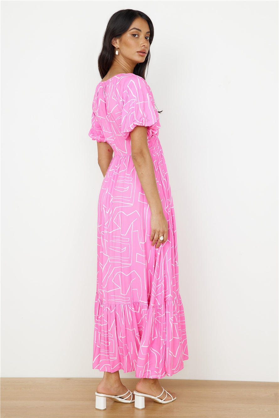 Daydreamer Maxi Dress in Pink
