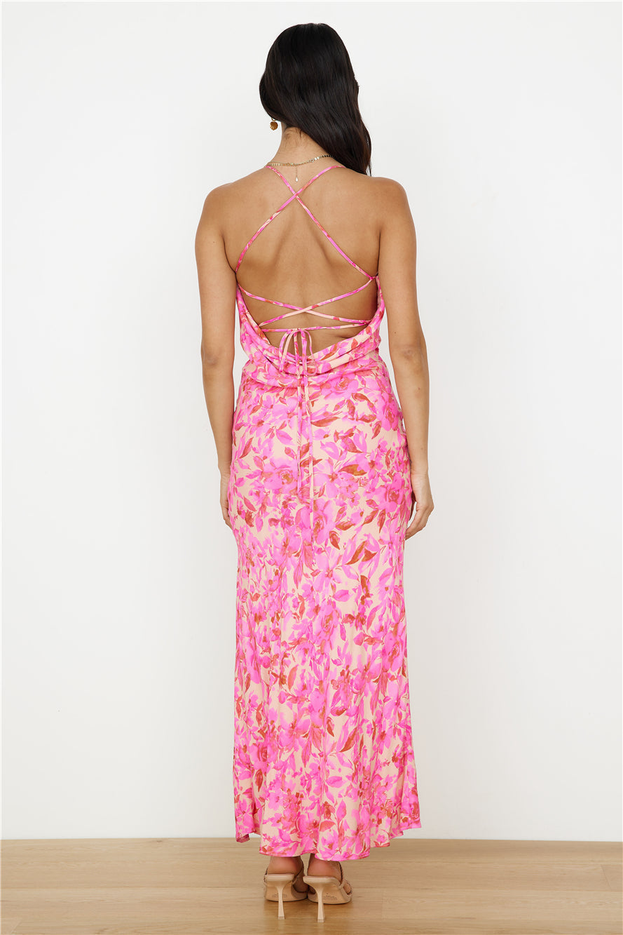 Forgetting You Maxi Dress Pink