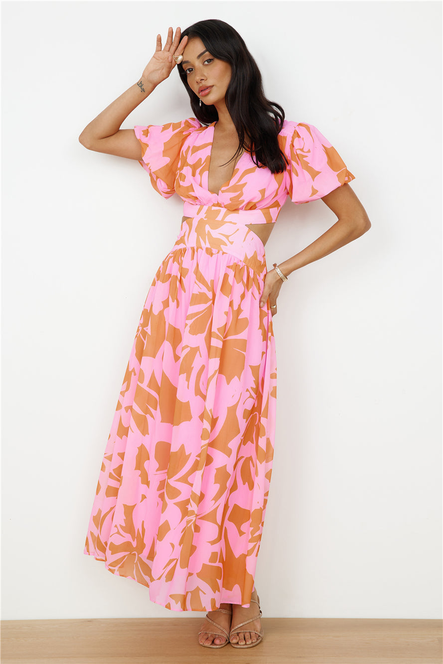 Sweet Darling Maxi Dress Pink