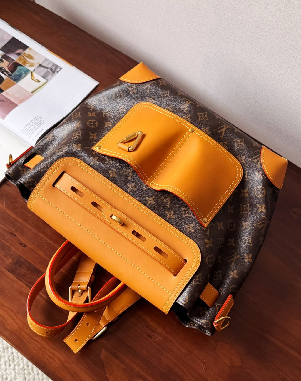 LOUIS VUITTON Steamer 30 Detachable Shoulder Strap Single Room Crossbody Monogram Coated Canvas Handbag Men's Brown #332253