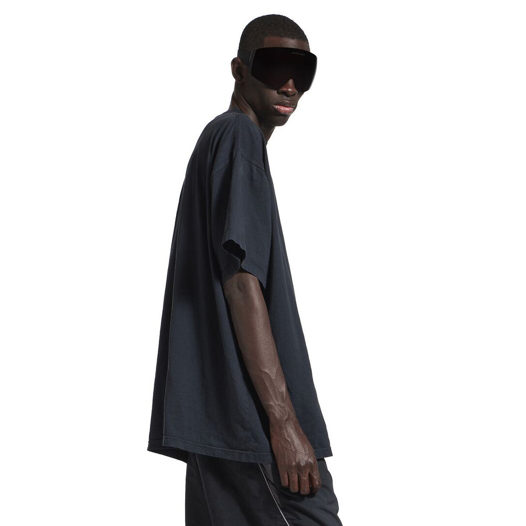 Balenciaga ﻿﻿LOOP SPORTS ICON Men's Summer Fashion Casual Crew Neck Pullover Solid Color Embroidered Crew Neck Short Sleeve T-Shirt #78872