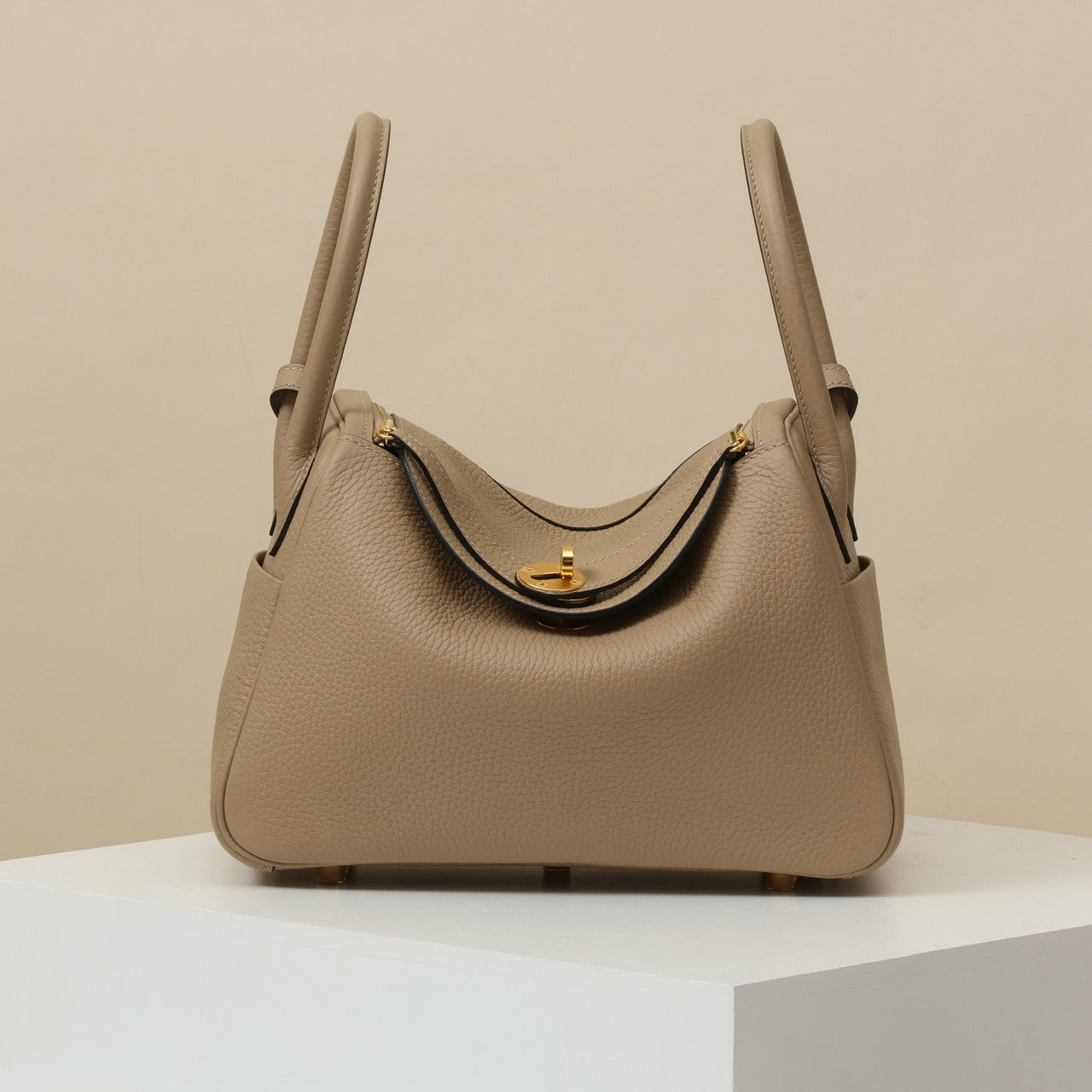 Hermes Women's Fashion Classic Solid Color Leather Tote Bag Shoulder Bag Bags H073428CK08 #79219