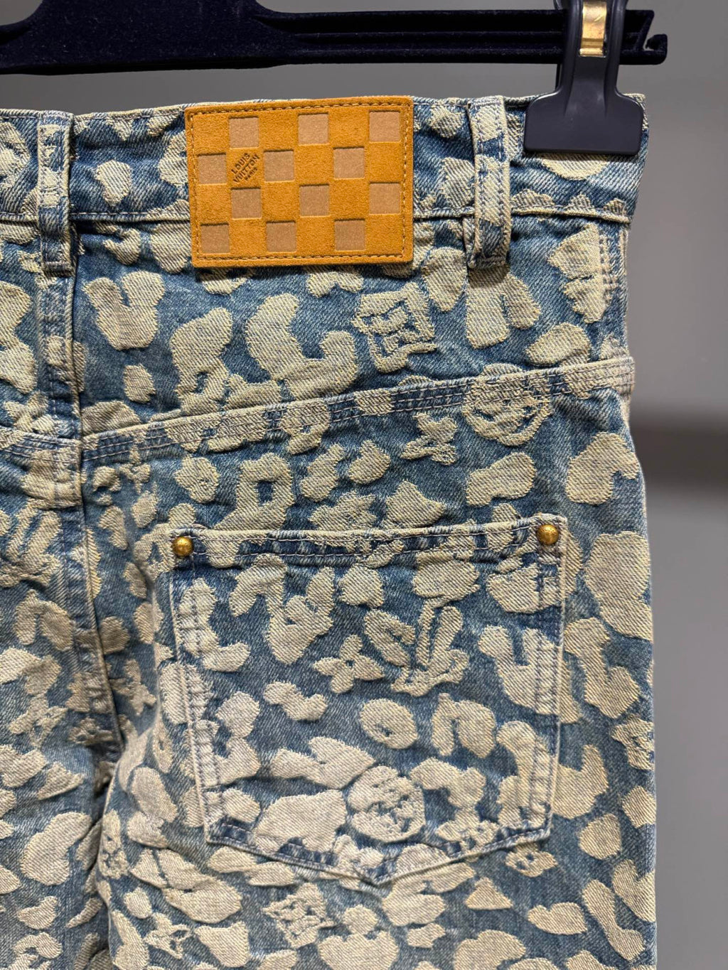 Louis Vuitton Jacquard Workwear Denim Pants 1AILS8 #335823