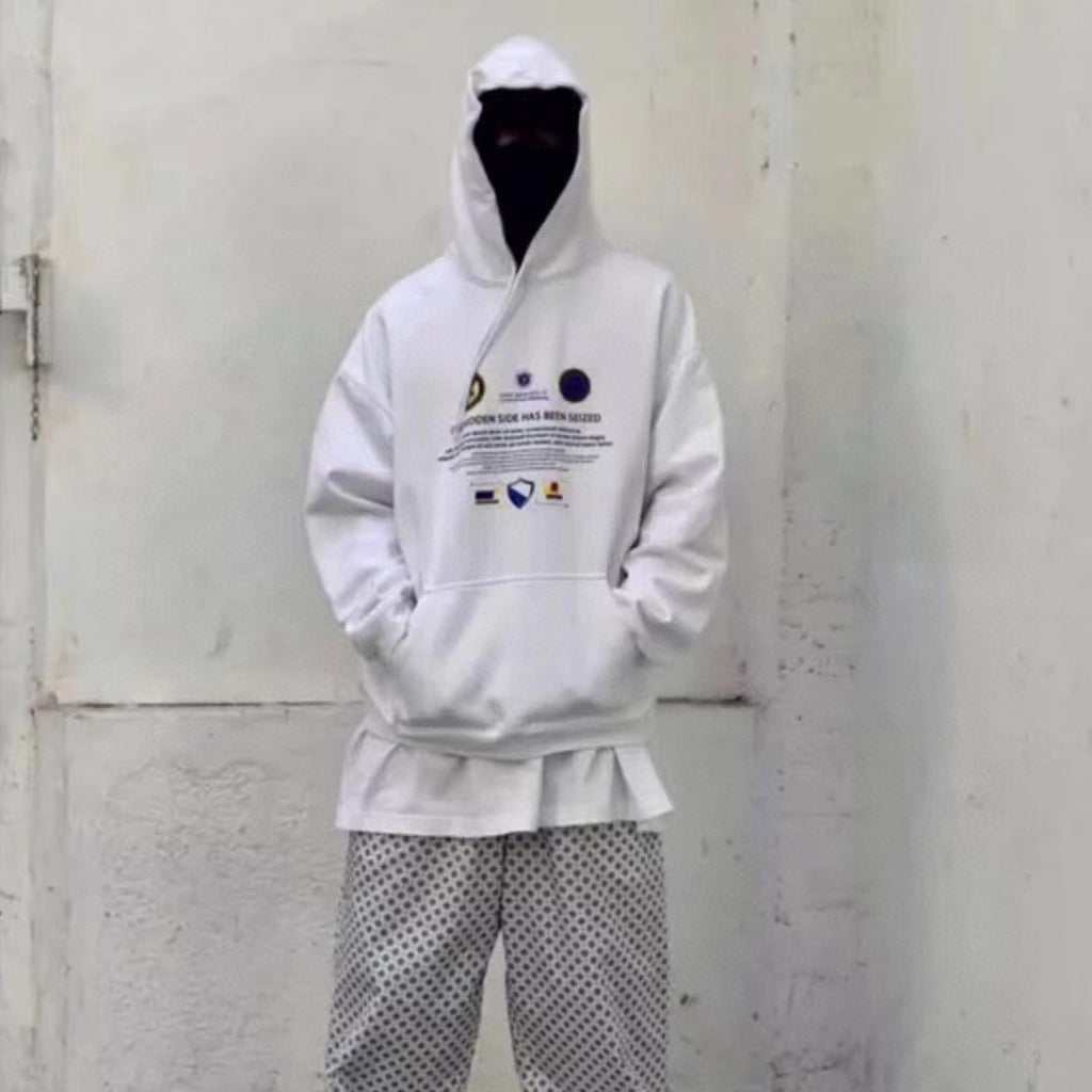 Vetements Letter Print Hooded Sweatshirt Ngvp #6663
