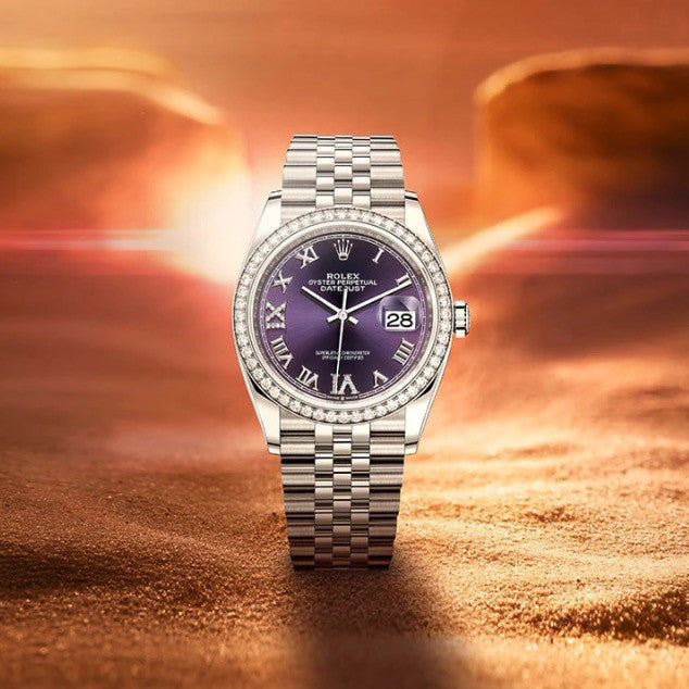 Rolex Purple Dial Watch Accessories #57393