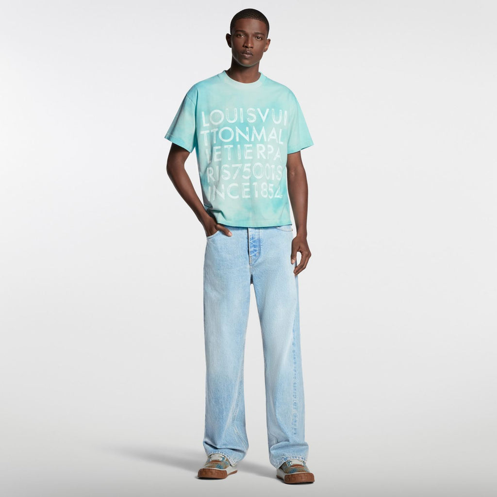Louis Vuitton Tie-Dye Printed T-Shirt #337261