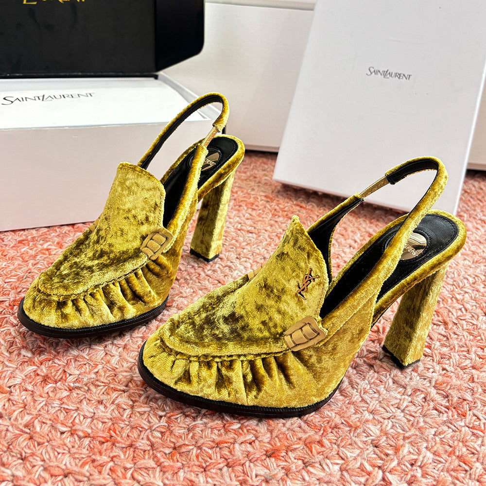 Saint Lauren High Heel Loafers #377321