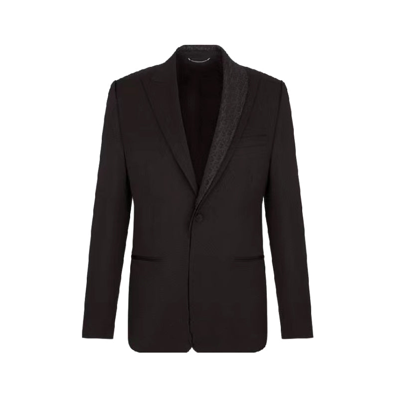 Dior Black Suit Jacket Pants Set #94218