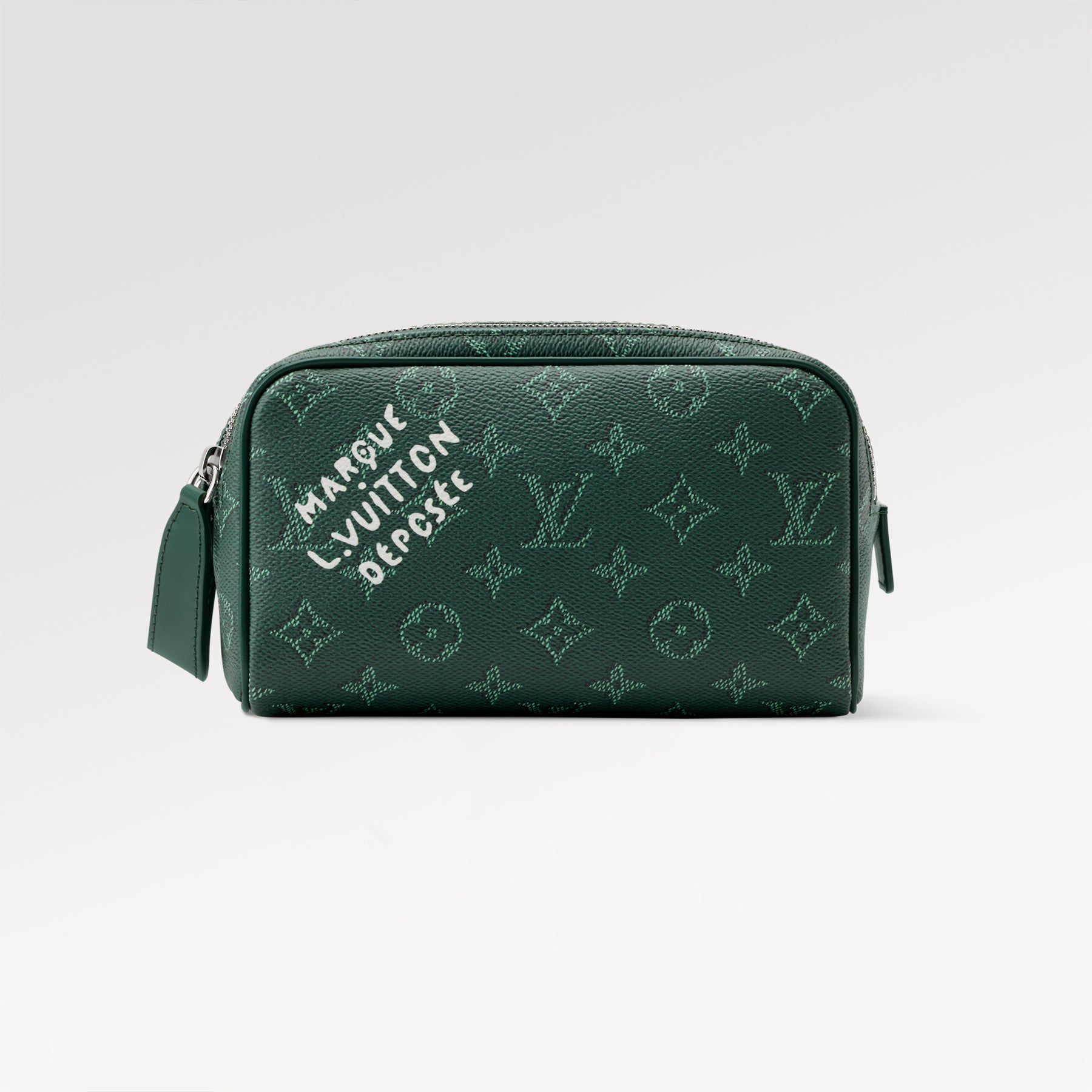 LOUIS VUITTON DOPP KIT Mini Toiletry Bag Monogram Heritage Canvas Zipper Mini Wallet Bag Bags  #82262A