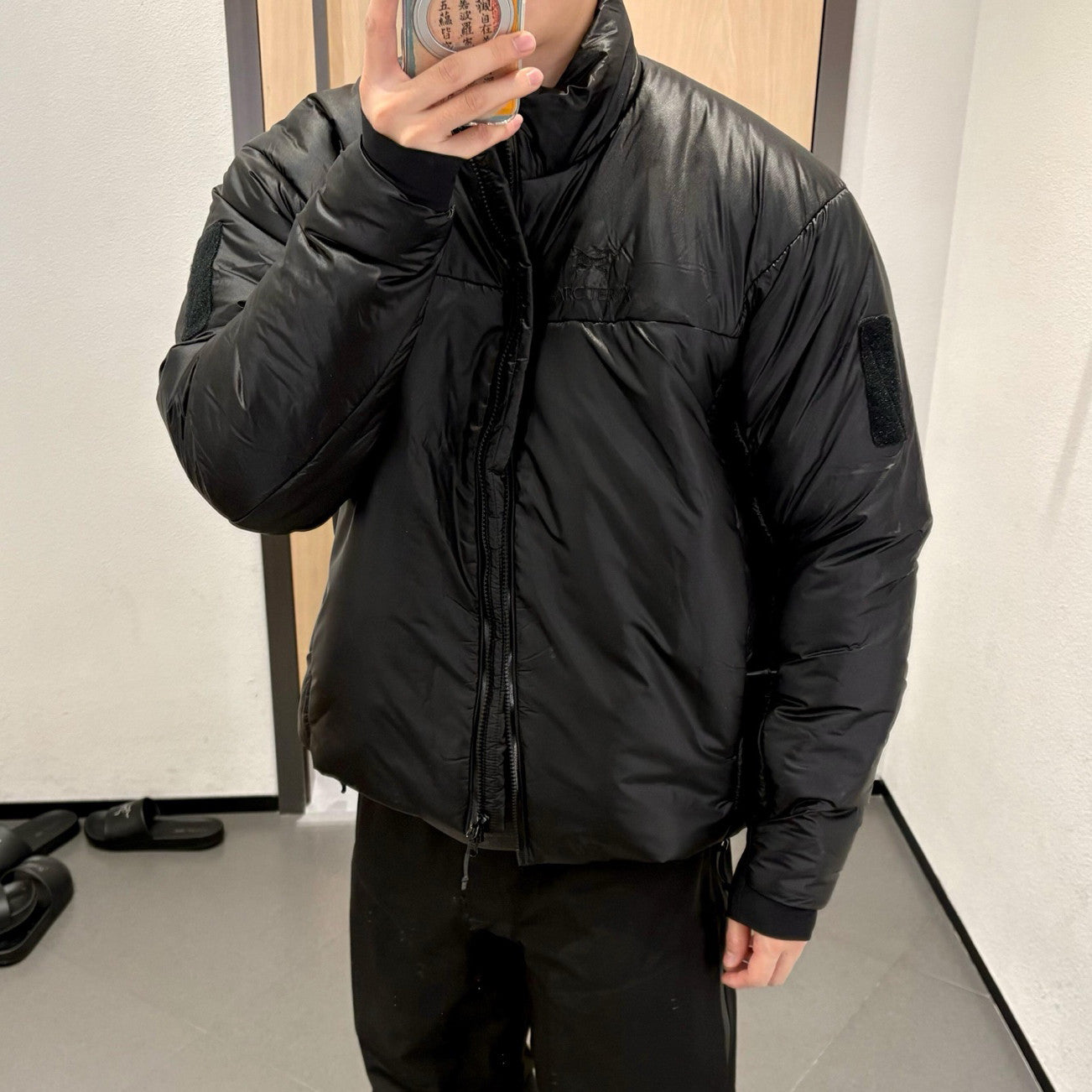 Arcteryx Men's And Women's Winter Fashion Casual High-neck Zipper Logo Minimalist Cotton Coat Cotton Jacket #79366