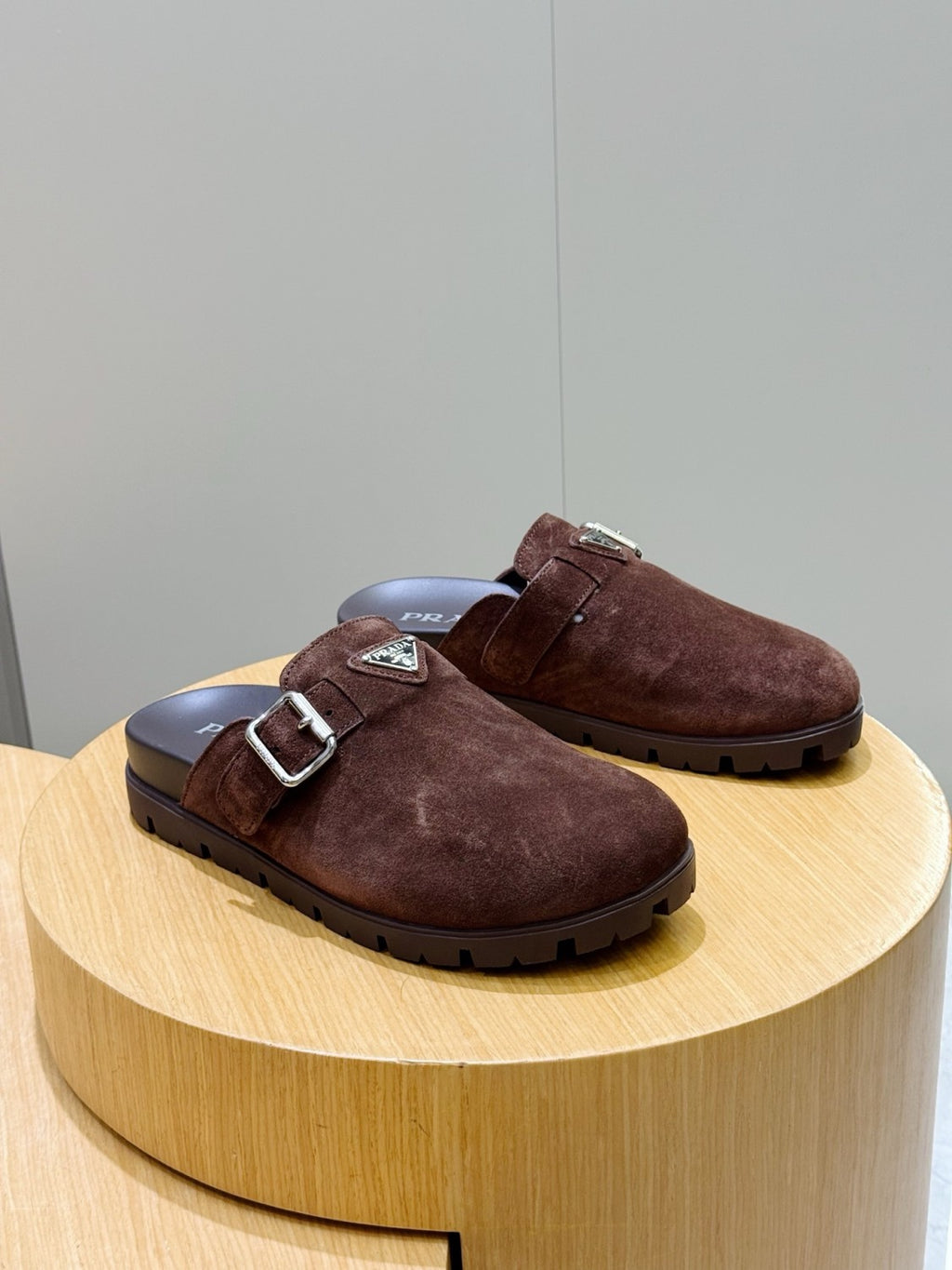PRADA Suede Mules #384747