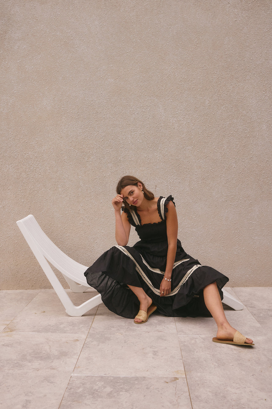 Monica Maxi Dress Black