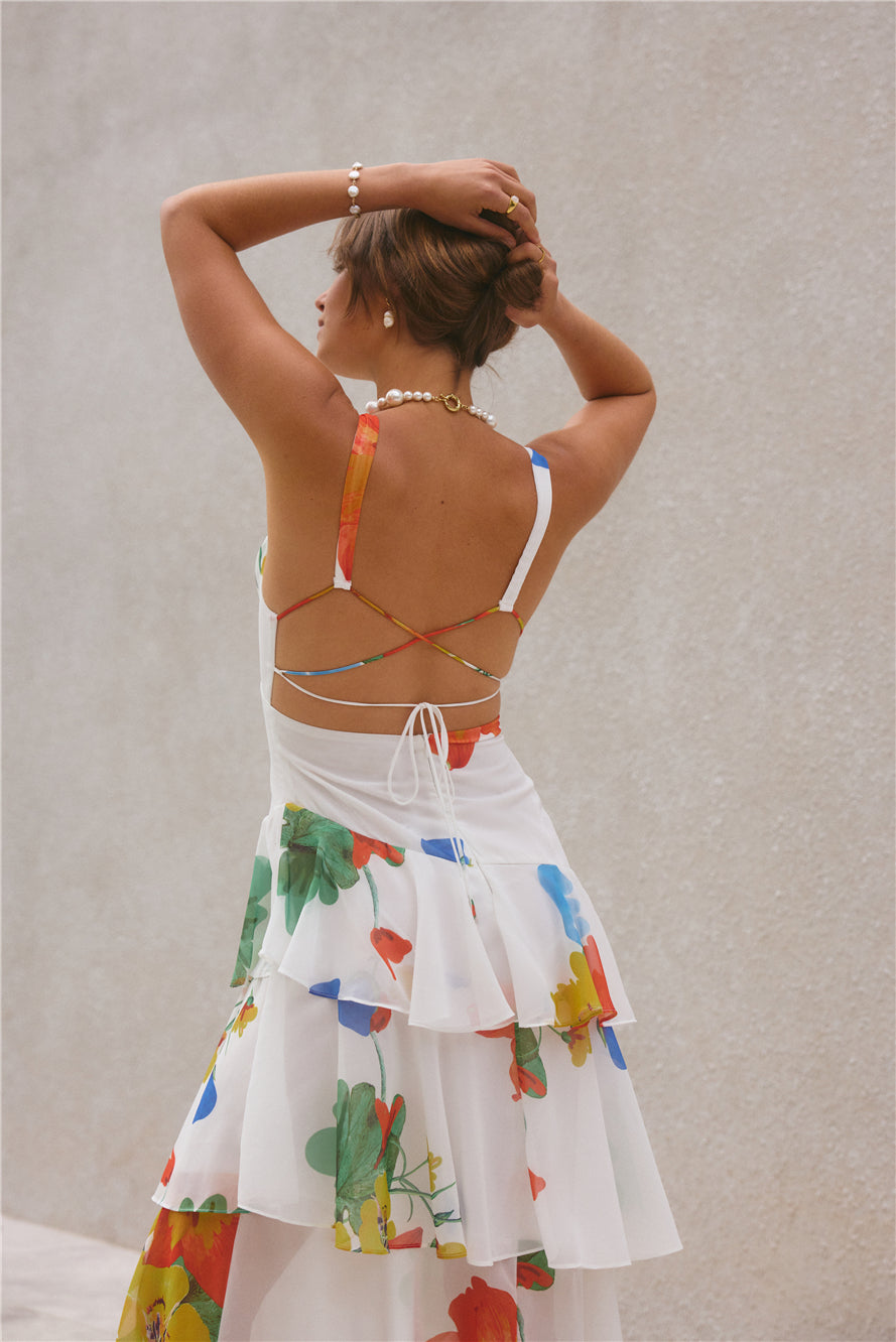 Floral Dreams Maxi Dress Multi