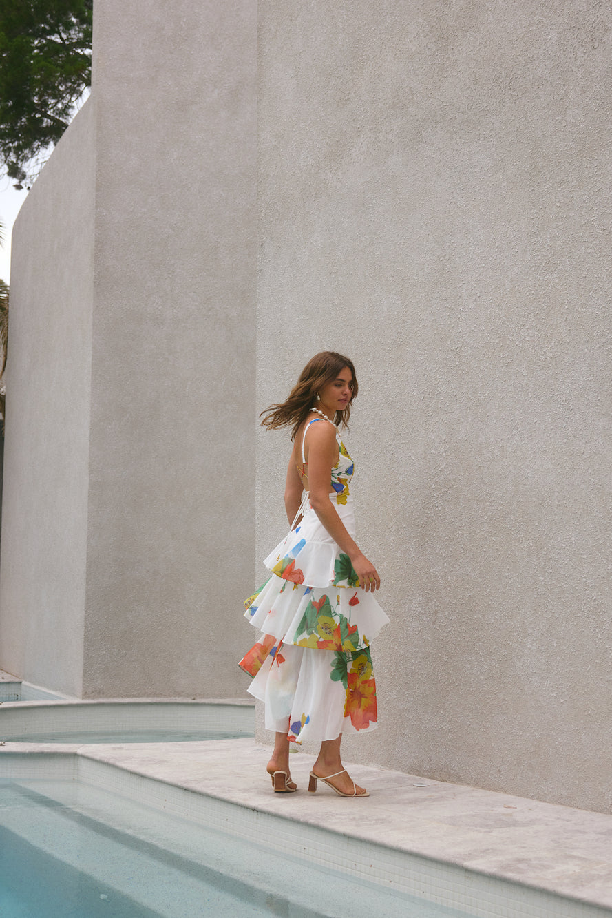 Floral Dreams Maxi Dress Multi