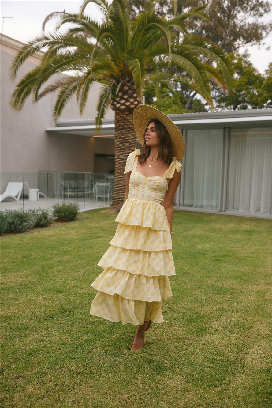 Dalia Maxi Dress Yellow