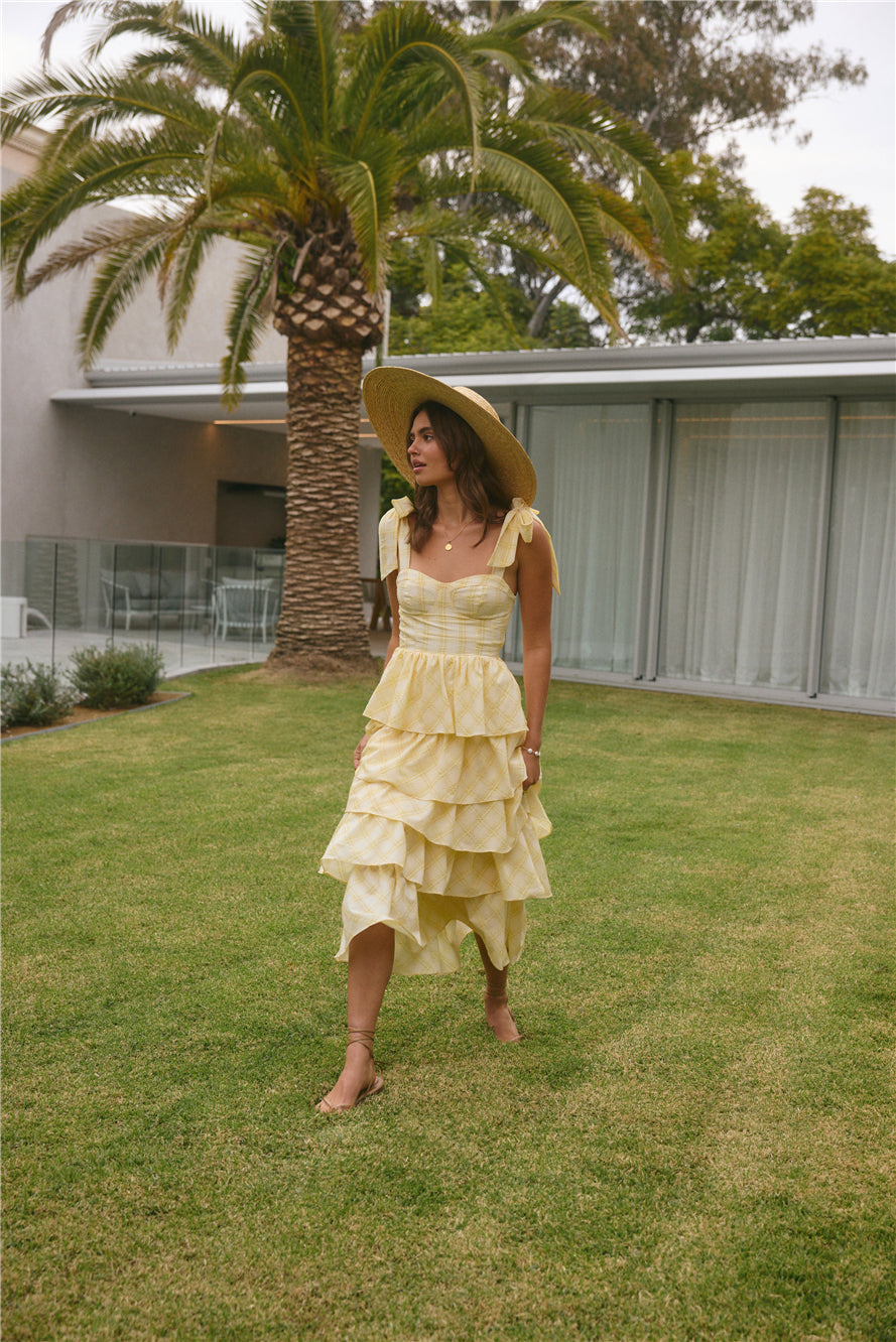 Dalia Maxi Dress Yellow