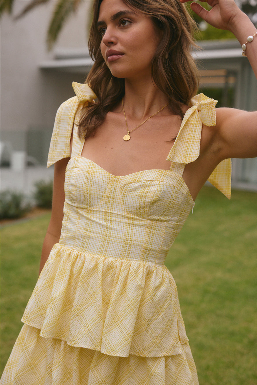Dalia Maxi Dress Yellow