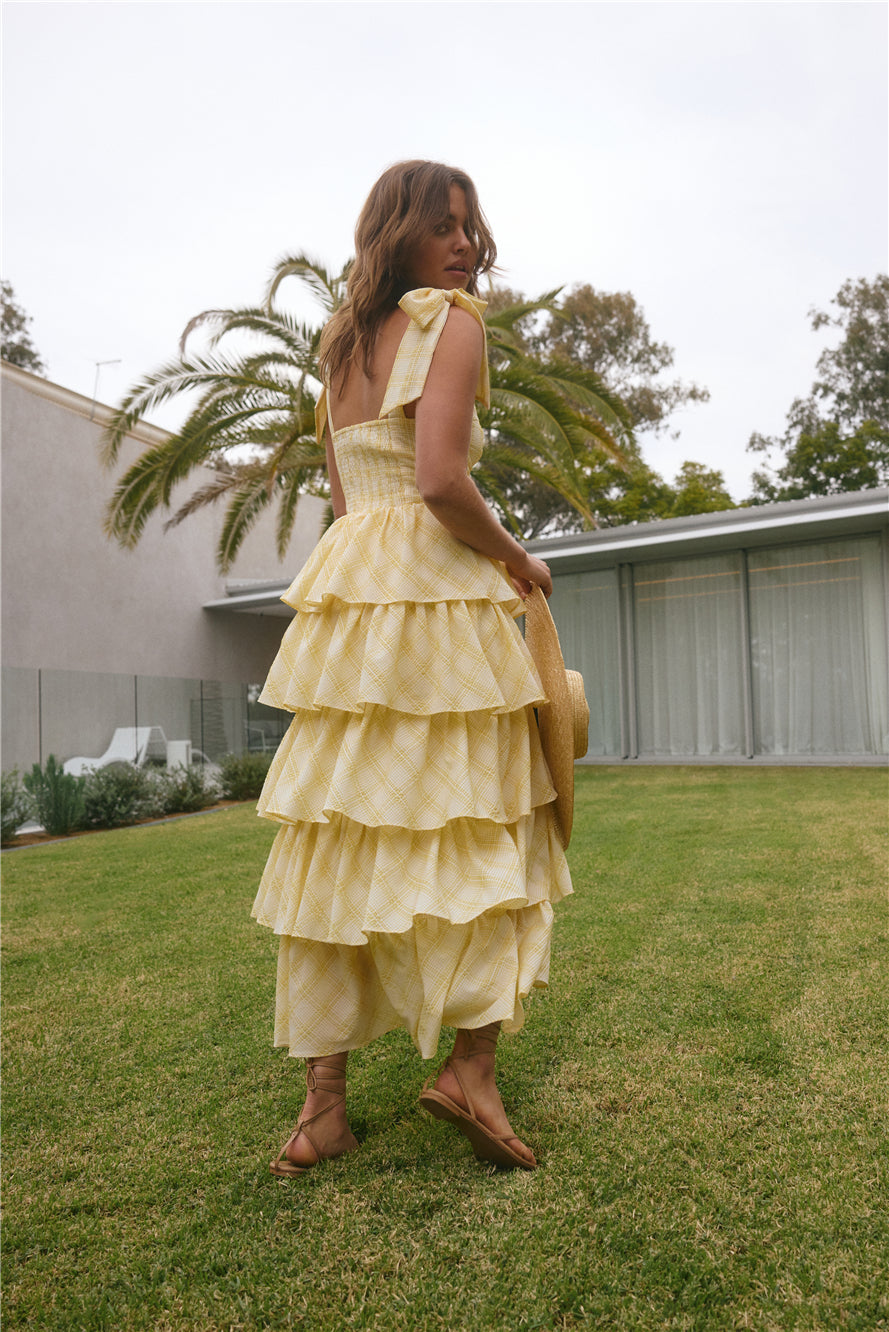 Dalia Maxi Dress Yellow