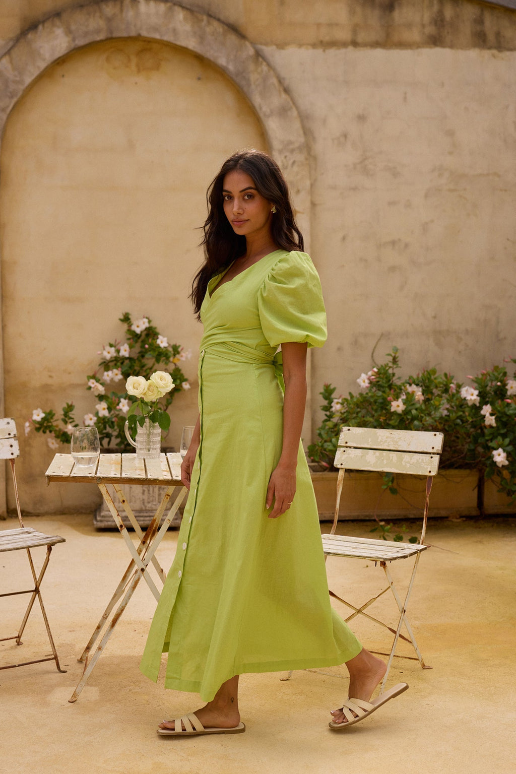 Remi Rounds Maxi Dress Green