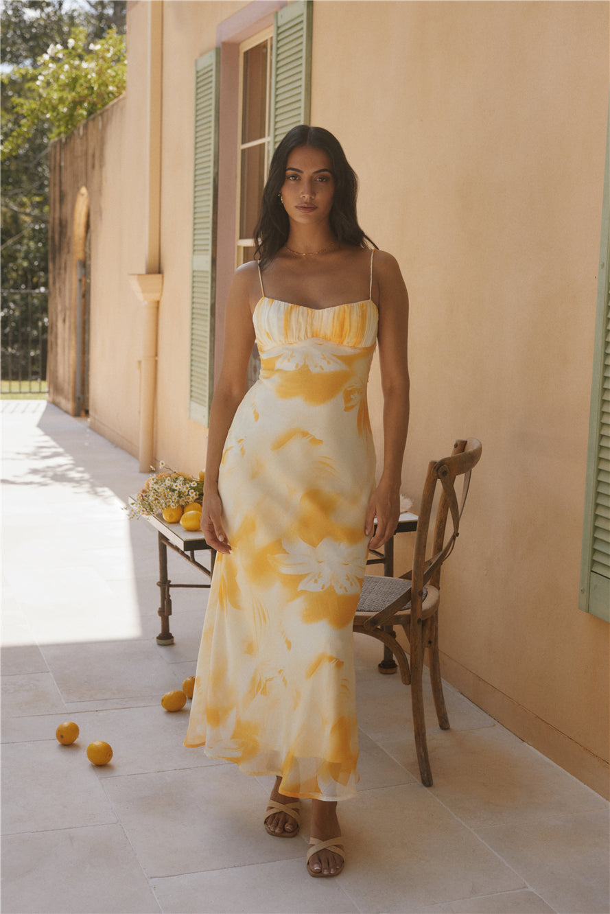 Golden Hour Maxi Dress Yellow