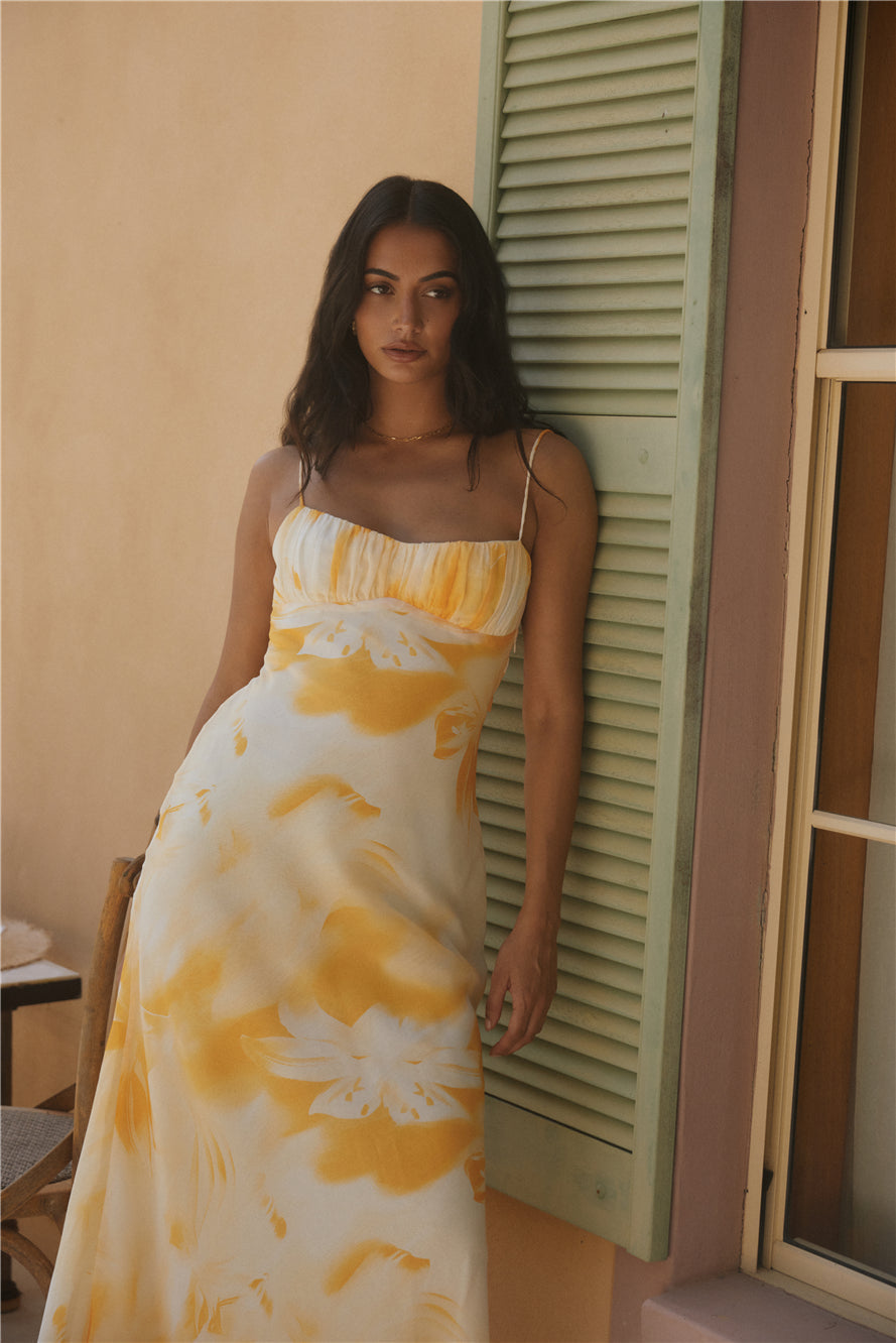 Golden Hour Maxi Dress Yellow