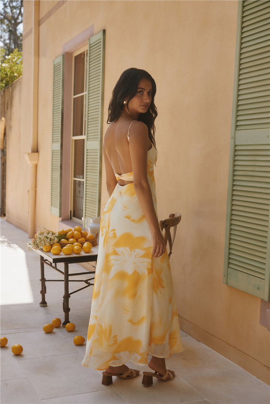 Golden Hour Maxi Dress Yellow