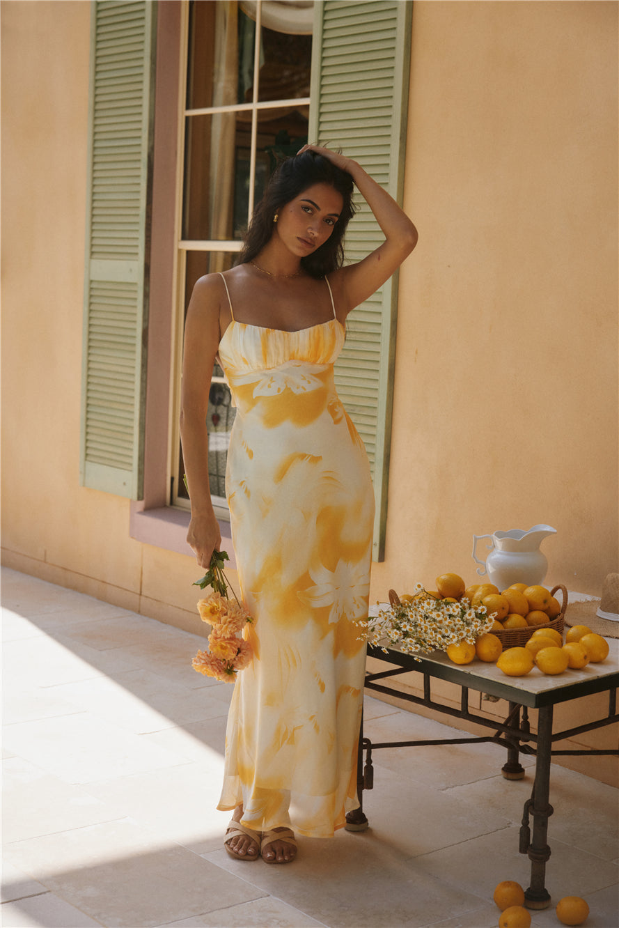 Golden Hour Maxi Dress Yellow