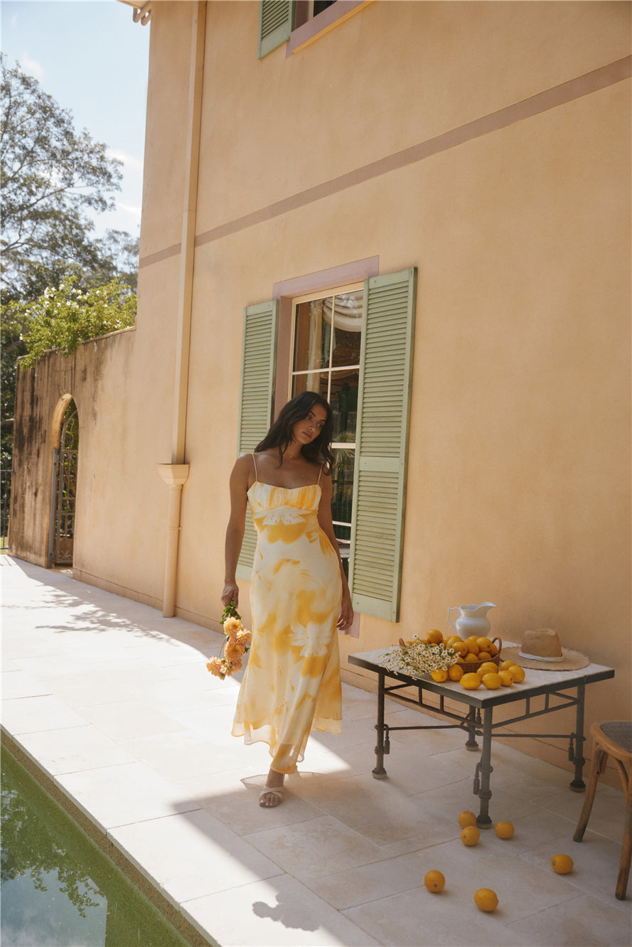 Golden Hour Maxi Dress Yellow
