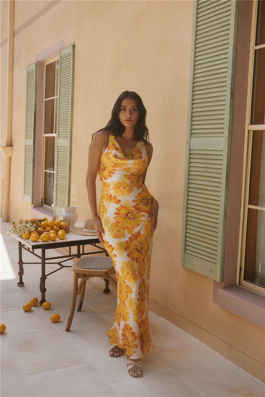 Darling Sun Maxi Dress Yellow