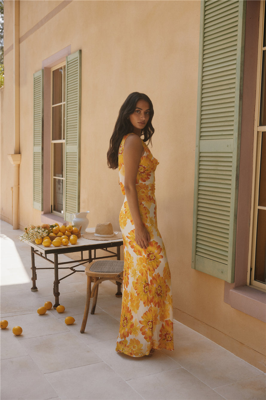 Darling Sun Maxi Dress Yellow