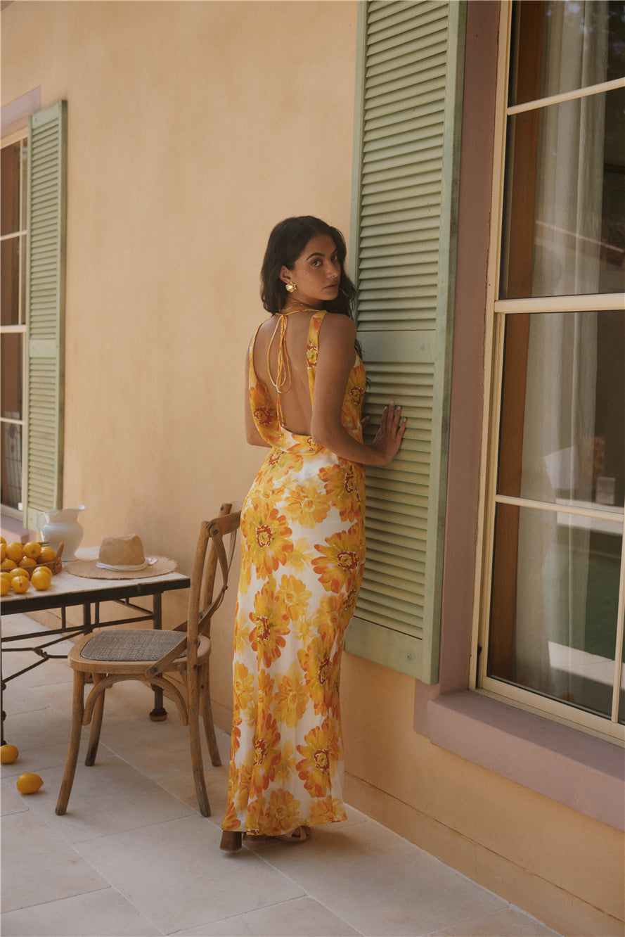 Darling Sun Maxi Dress Yellow