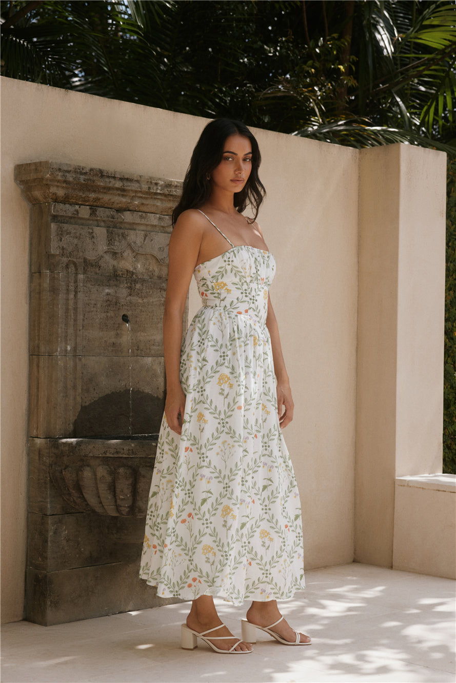 Ellie Elights Maxi Dress Green