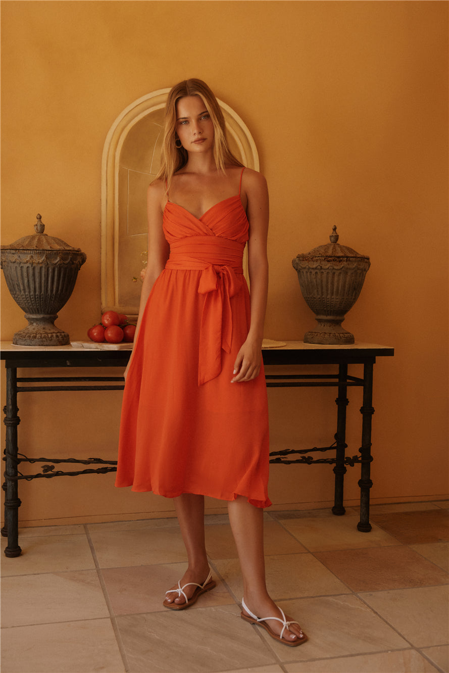Lu & Lux Maxi Dress Red